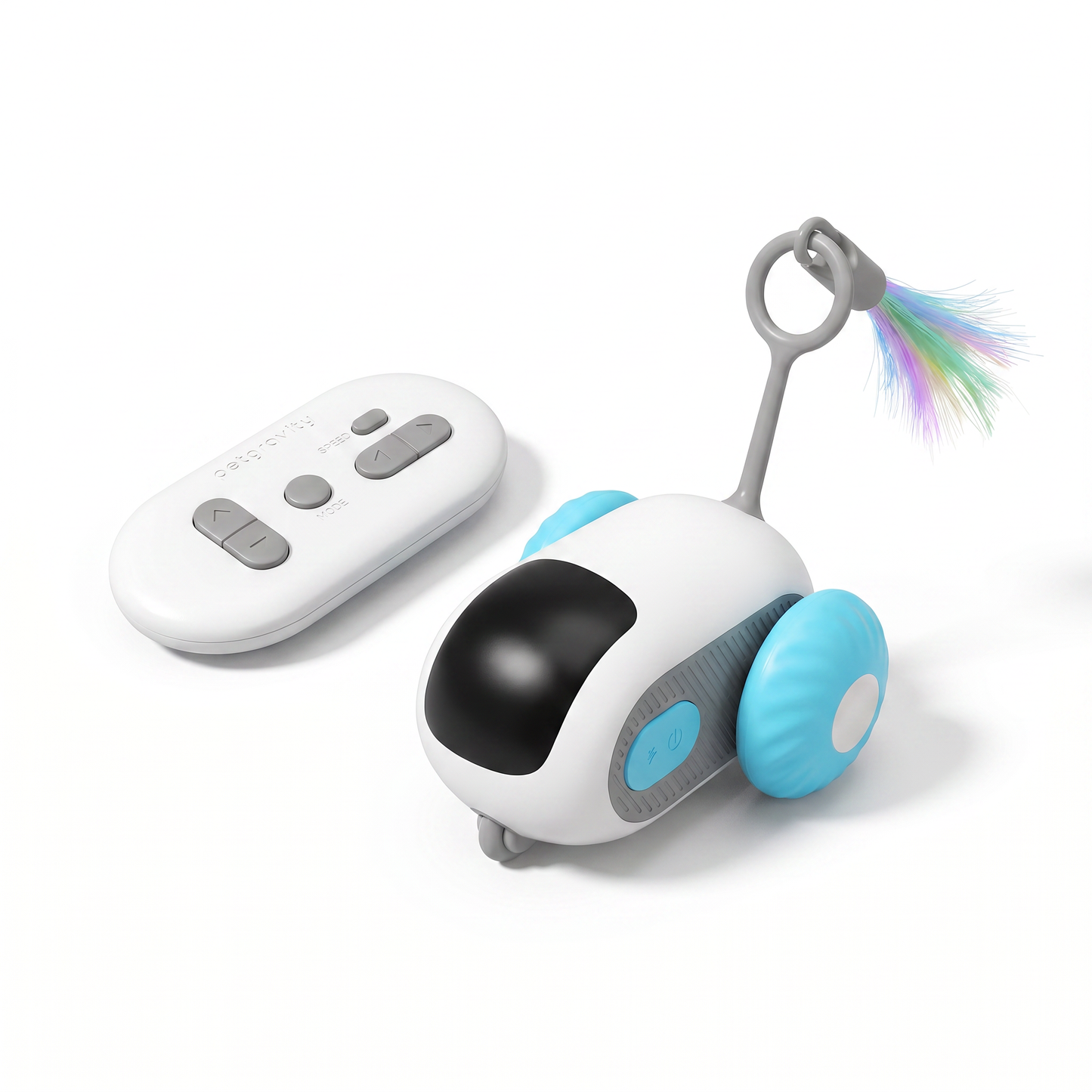 Juguete Inteligente con Modo Automático y Manual para Gatos