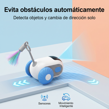 Juguete Inteligente con Modo Automático y Manual para Gatos