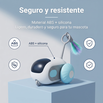 Juguete Inteligente con Modo Automático y Manual para Gatos
